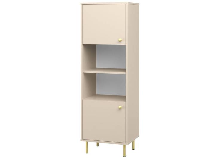 Raumhirsch Furniture Highboard Venus, Kaschmir, Rechteckig, 50x121x40 cm, Wohnzimmer, Regale, Bücherregale