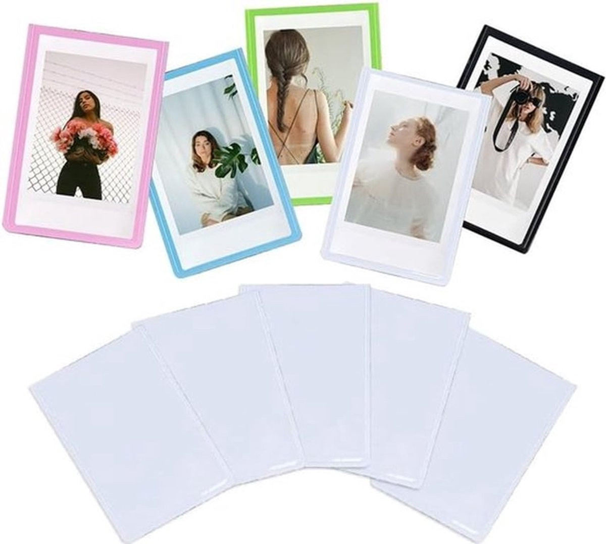 Set van 10 magnetische fotolijstjes voor Instax Mini film voor decoratie en koelkaststickers