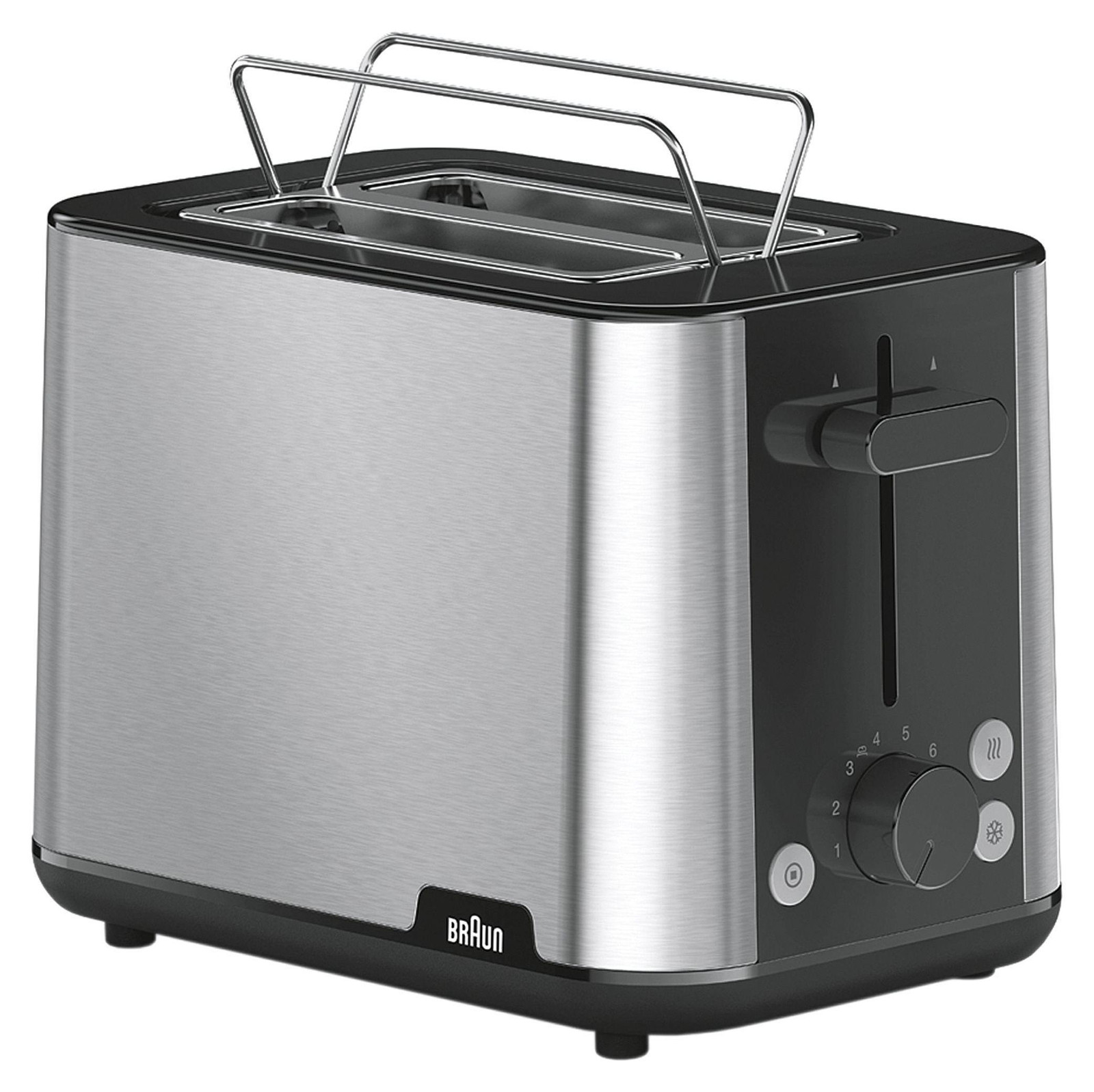 Braun broodrooster HT 1510 BK, zwart, 2 sleuven
