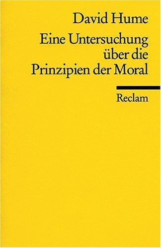 David Hume - Universal-Bibliothek Nr. 8231: Eine Untersuchung über die Prinzipien der Moral - Preis vom 12.10.2026 11:37:12 h