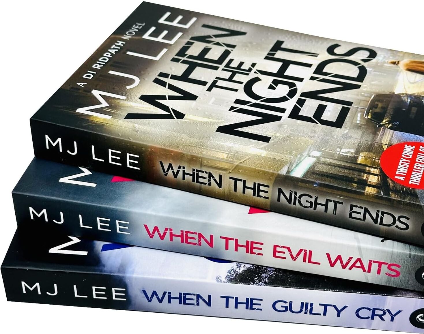 Canelo DI Ridpath Crime Thriller 6-8: 3 Books Collection Set by M J Lee - Paperback Adult Crime Fiction - When the Evil Waits, When the Guilty Cry, When