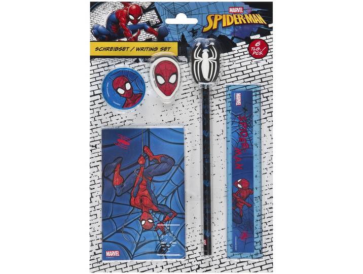 Spiderman Spidey Schreibset, 6-teilig