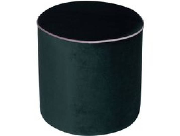 Pouf rond tissu velours Léo