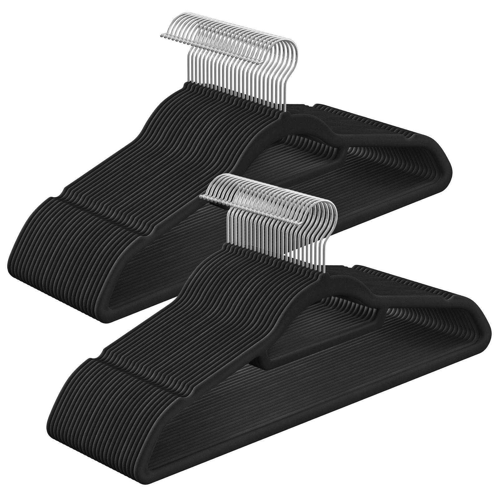 SONGMICS Kleiderbügel schwarz CRF20B