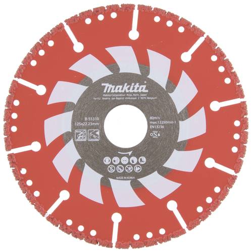 Makita Rescue B-55310 Diamanttrennscheibe 125mm 1 St. Metall, Beton, Harz, Glas, Kunststoff