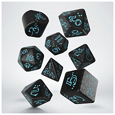 Q-Workshop 20 Years - Llama Dice Set (8er Würfelset) 297495
