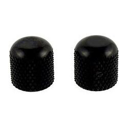 AllParts AP MK 0110-003 Dome Knöpfe (2) schwarz (Instrumenten Ersatzteile) (47163783)