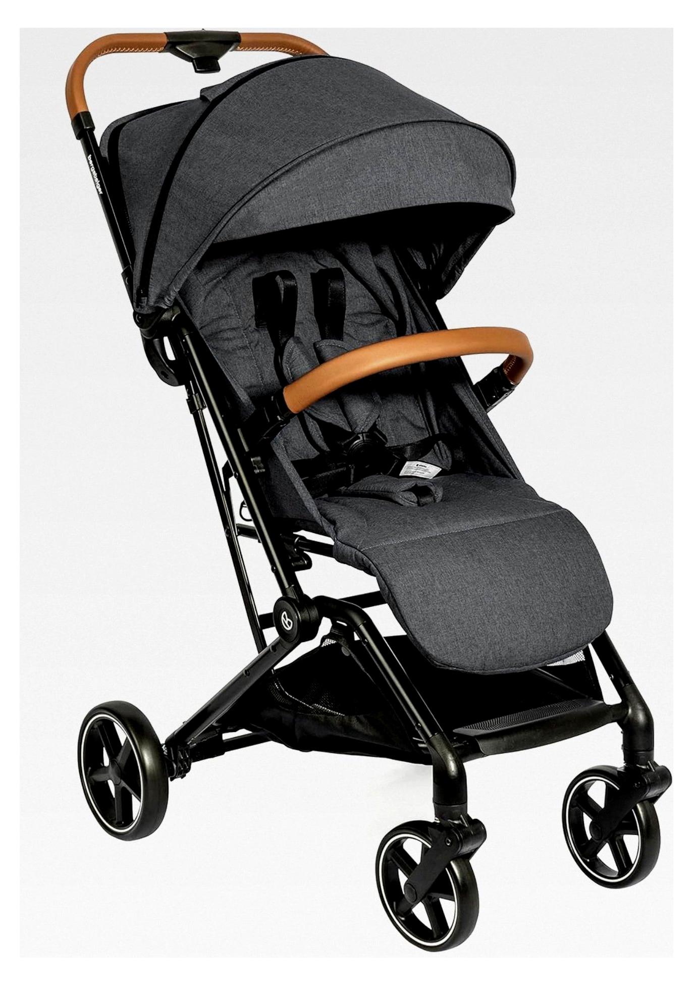 Manhattan Buggy bis 15 kg, Reisebuggy mit Liegefunktion, leichter und kompakter Sportwagen mit Einhand-Faltsystem, klein zusammenklappbar, ideal für Flugzeug, Bus, Bahn und Auto