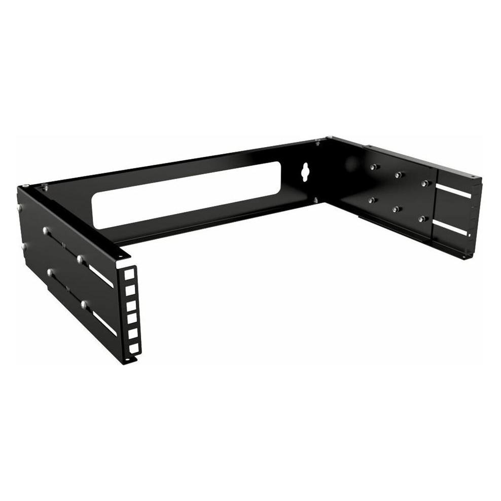 Lanview 2U ADJUSTABLE DEPTH BRACKET 19" - BLACK (2 HE, 19 Zoll Rack) (RAR200BL)