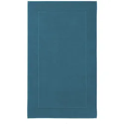 Aquanova Badteppich London 60 x 100 cm Baumwolle Blau Ocean