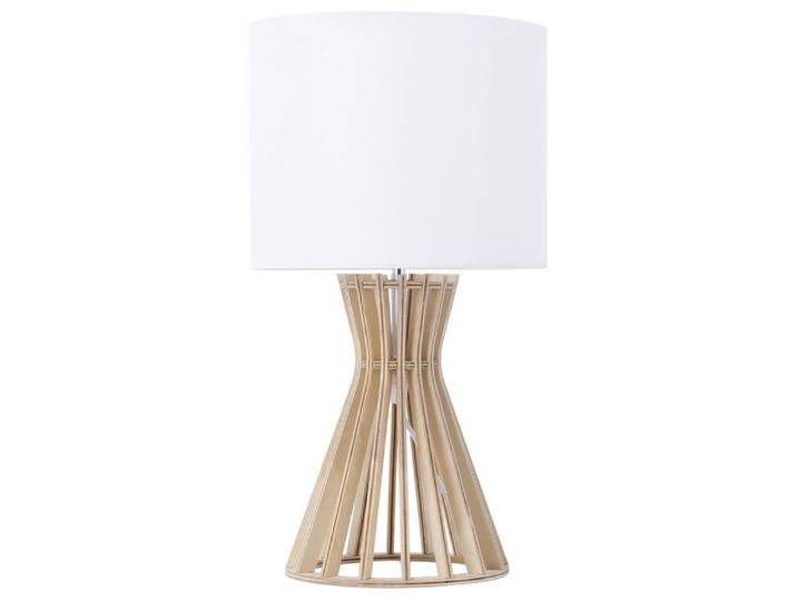 Lampe à poser marronblanc