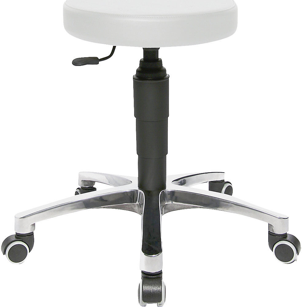Drehhocker TEC 70, Bezug Kunstleder, weiß Topstar