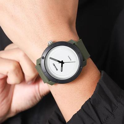 United Unisex Couple Watch Waterproof Quartz Watch Minimalist Casual Wristwatch army Green