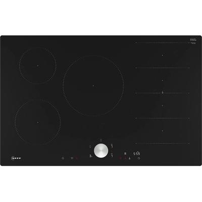 NEFF Flex-Induktions-Kochfeld "T68PTV4L0", schwarz, B:79,2cm H:5,6cm T:51,2cm, Kochfelder, Präzise Twist Pad-Bedienung & intuitive Flexzonen