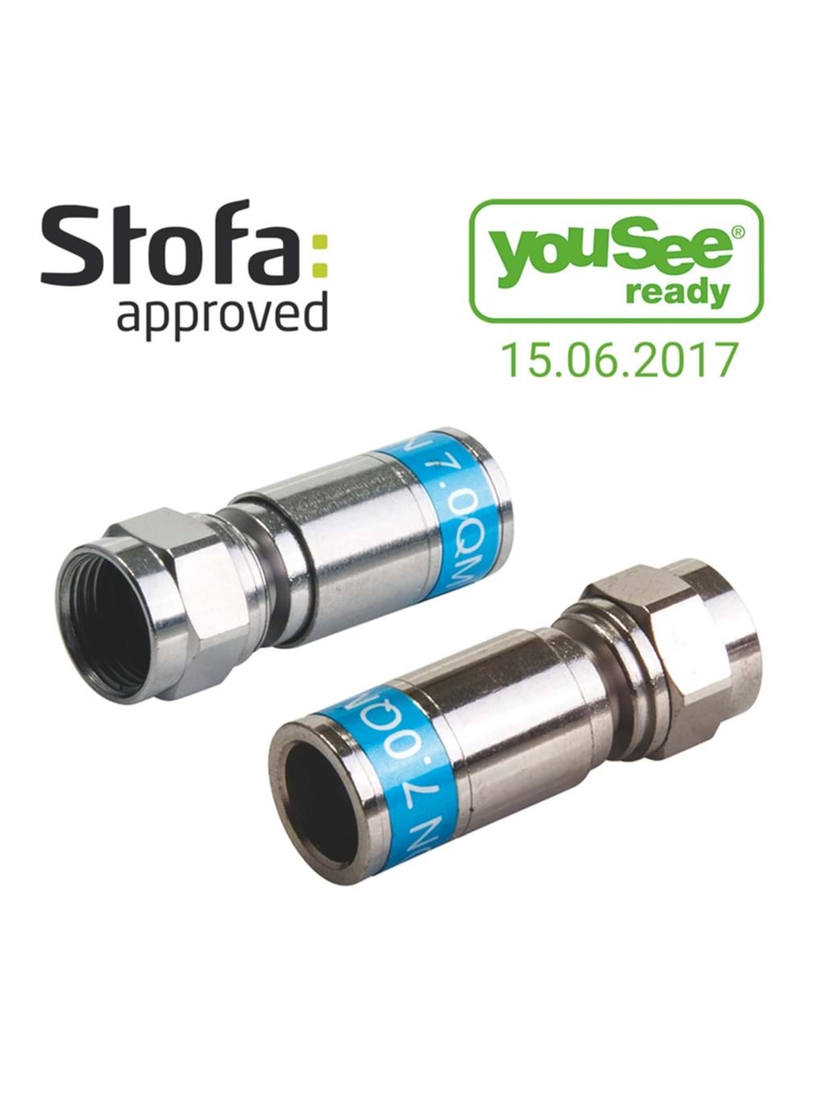 Triax F-compression connector cx3 7.0 qm