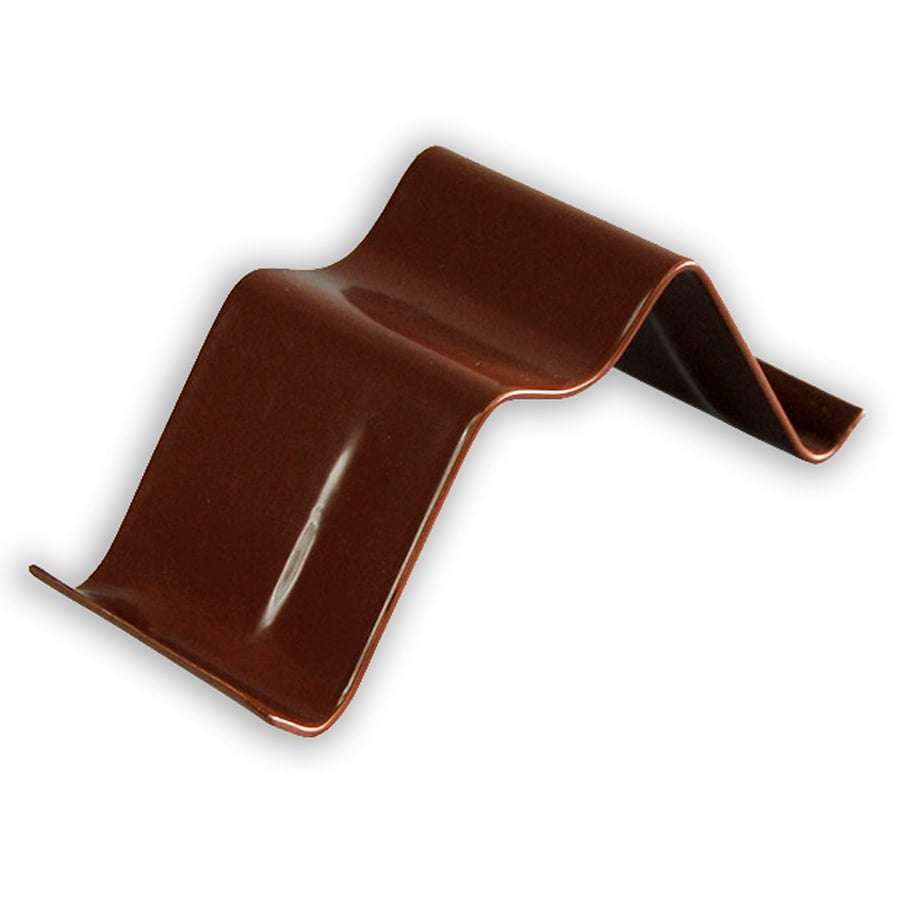 Www Alu-Eishalter, Original IceStop für Blechdächer, geringe Eis-/Schneelast, 5cm breit, rotbraun