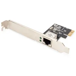 Digitus Single Port Gigabit Ethernet Netzwerkkarte, RJ45,PCI Express