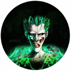 Essbares Papier „Joker“, Illustration, 19,5 cm