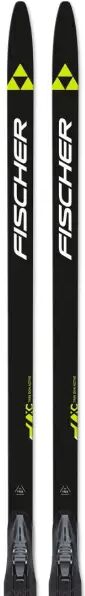 Langlaufski Klassisch Fischer Twin Fell Active + Bindung (204cm - Schwarz)