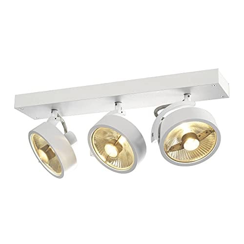 SLV KALU wand- en plafondopbouwarmatuur wit met GU10 fitting