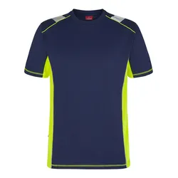 T-Shirt "9870-258" Cargo - 5XL - marine/warngelb