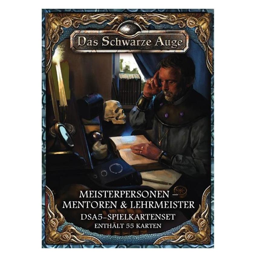 Ulisses Spiele DSA5 Spielkartenset - Aventurische Meisterpersonen 2: Mentoren & Lehrmeister, 55 Karten (DE-Ausgabe) (Deutsch) (US25442)