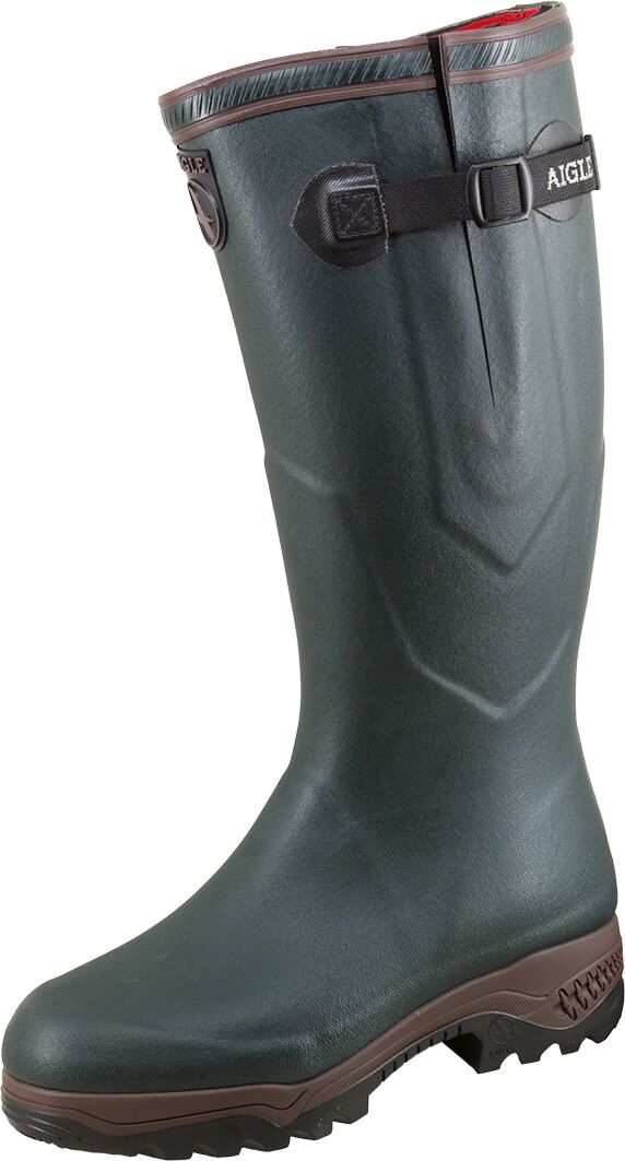 Gummistiefel AIGLE, Damen, Gr. 41, dunkelgrün, Naturkautschuk, Schuhe Gummistiefel, mit warmer Fütterung