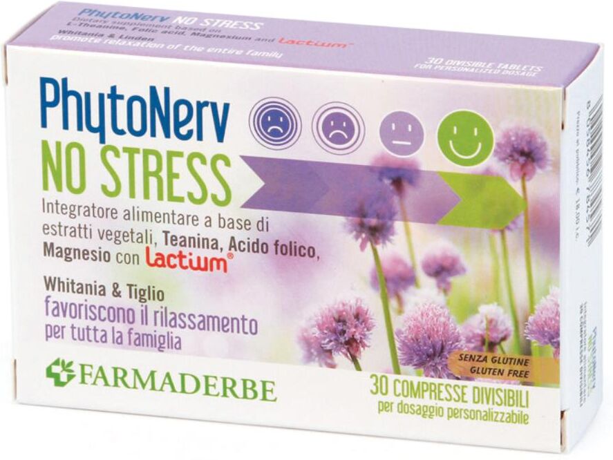 FARMADERBE Srl PHYTONERV NO STRESS 30CPR