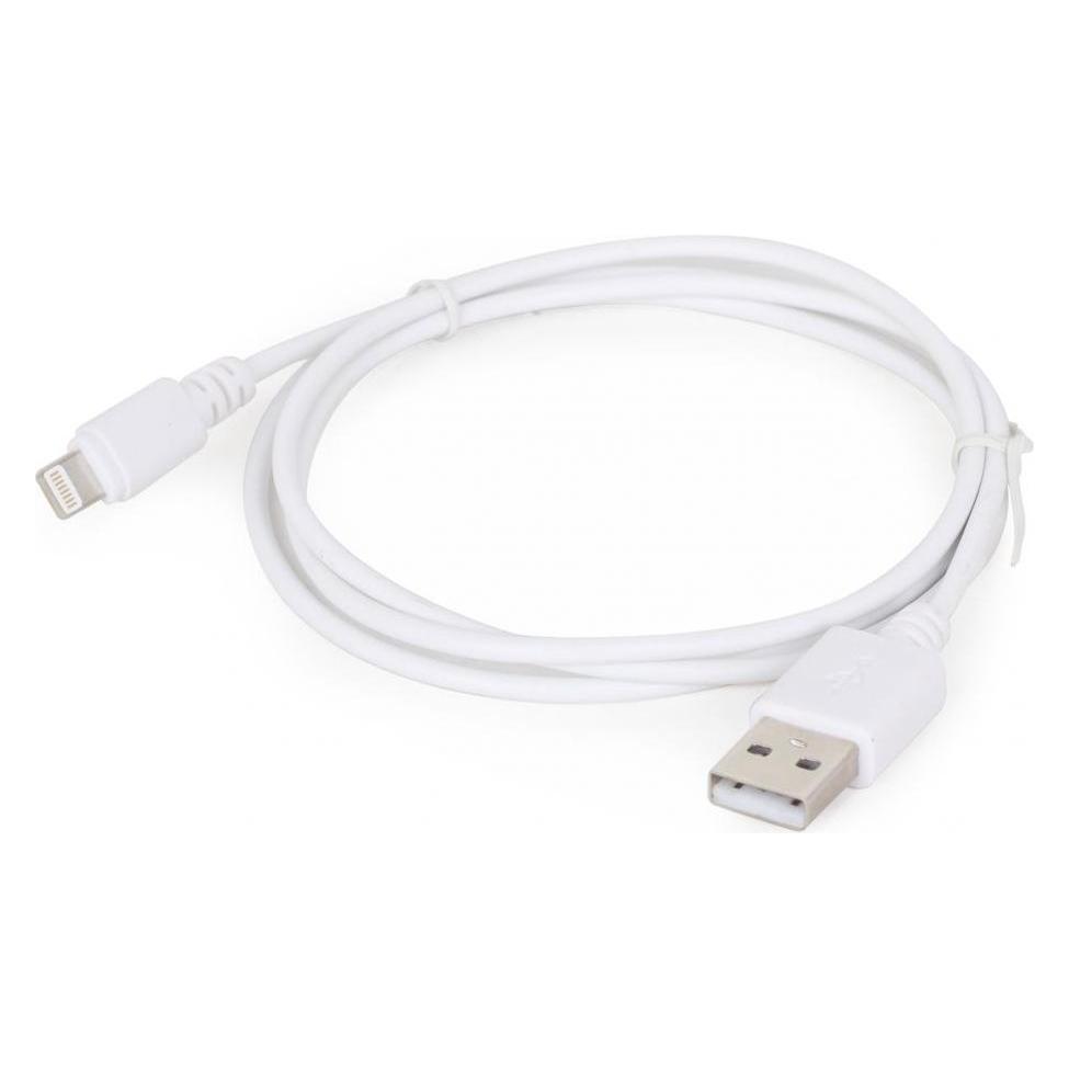 Gembird CC-USB2-AMLM-W-1M USB Kabel USB 2.0 USB A USB C/Lightning Weiss (1 m, USB 2.0) (CC-USB2-AMLM-W-1M)