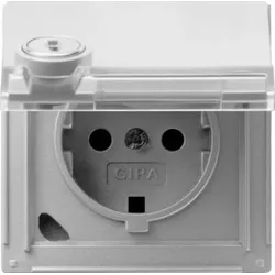 Gira Schuko-Steckdose alu verschliessbar, TX44 044765