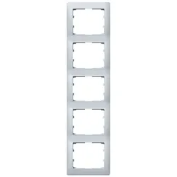 Legrand 771309 Rahmen 5-fach senkrecht Galea soft Aluminium