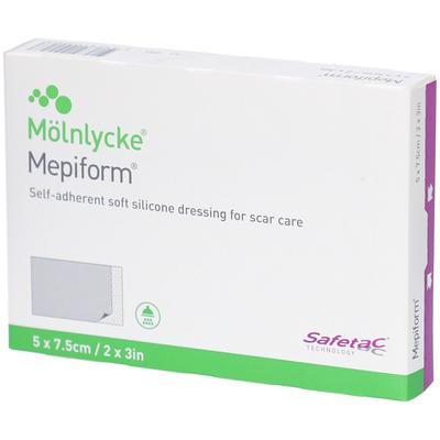 Mepiform Zelfklevend Verband Anti-Litteken 5cm x 7.5cm 5 St Pflaster