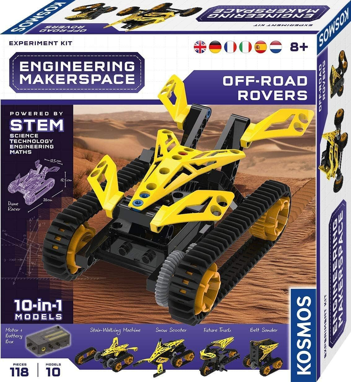 Kosmos Sada Erector Off-Road Voertuigen Techniek Set - Multi
