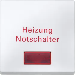 Merten 433919 Wippe für Heizungs-Notschalter, polarweiß, System M