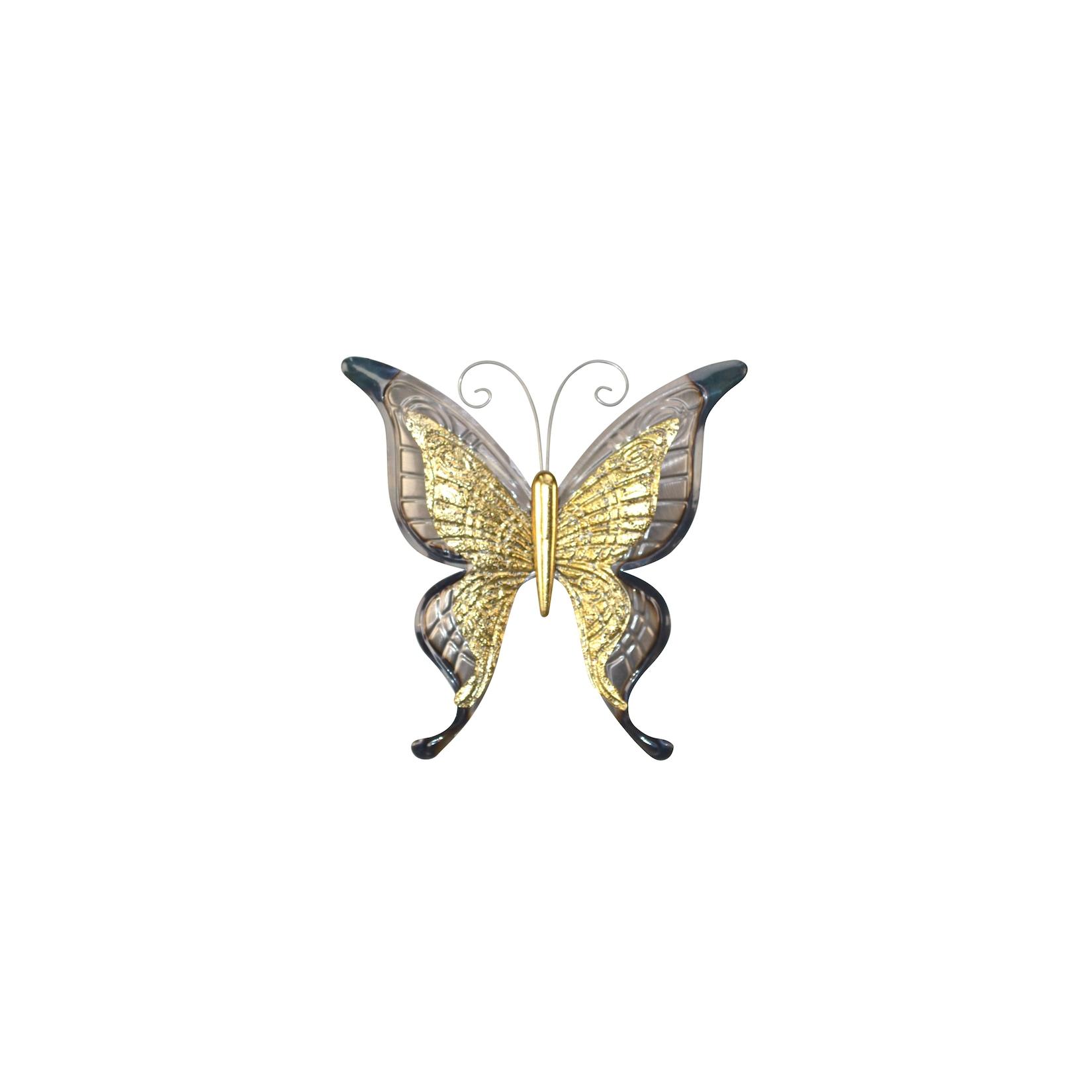 möbel direkt online Wanddekoration Butterfly goldfarben