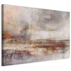 Leinwand Transience Weiß/Cognac ca. 120x80cm