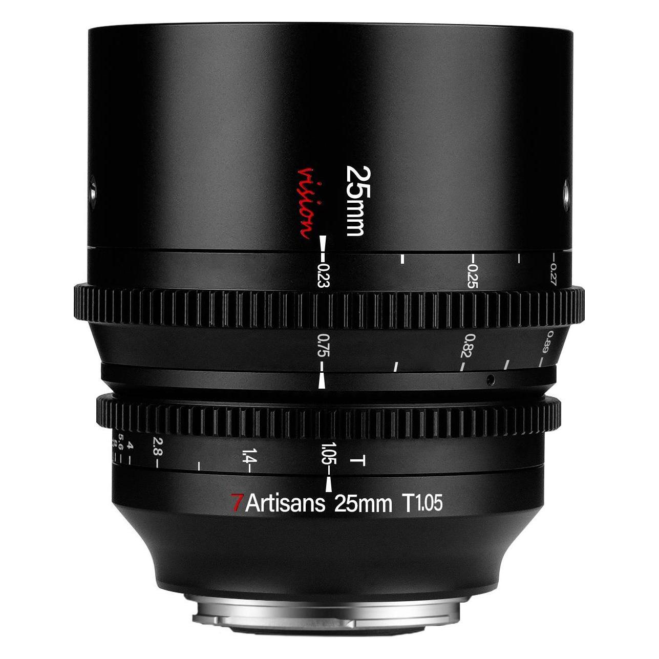 7artisans Festbrennweite 25 mm T1.05 (Fujifilm X, APS-C / DX) (C102B)