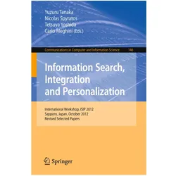 Information Search, Integration and Personalization, Fachbücher