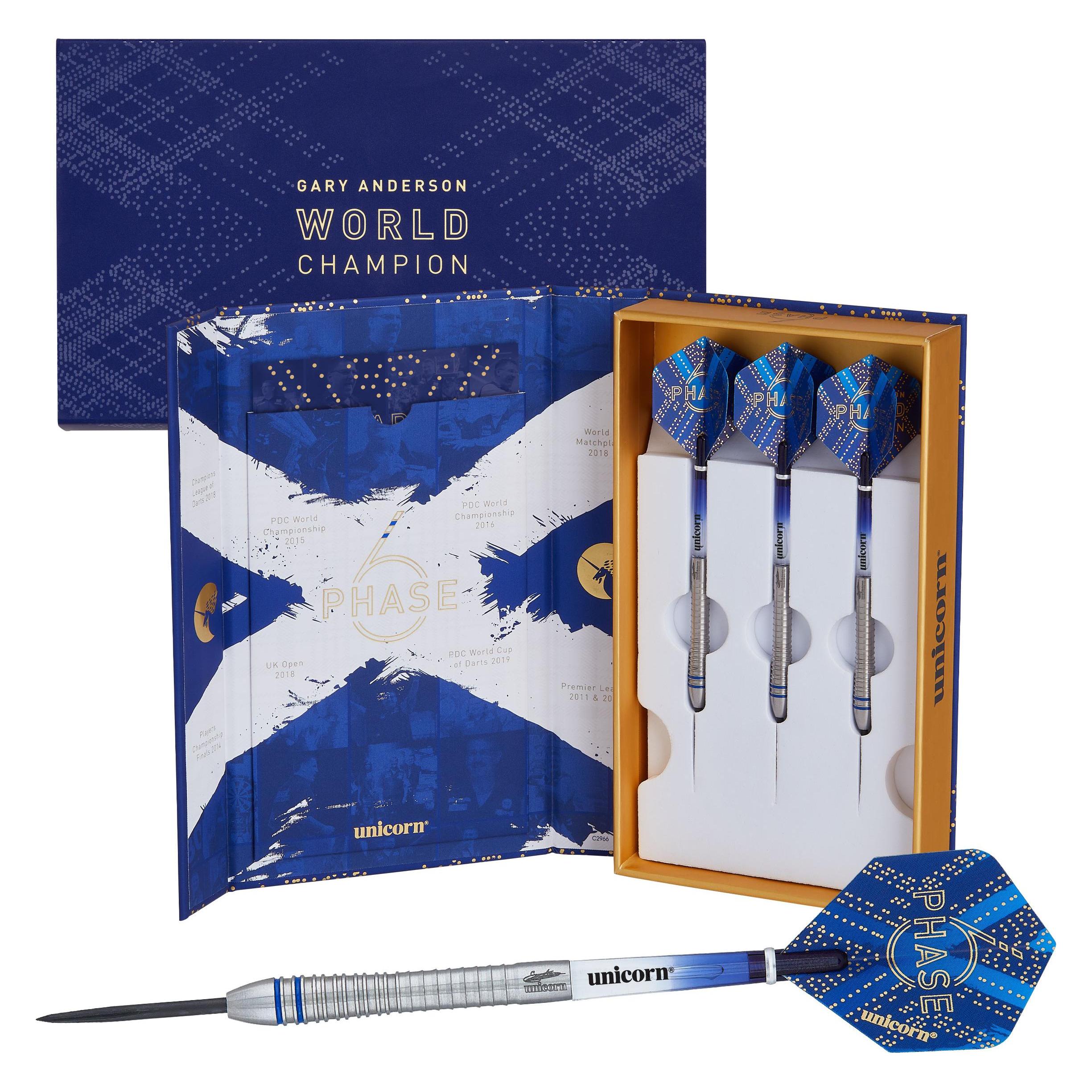 Unicorn Steeldart World Champion Gary Anderson Phase 6, 22g (22 g) (70158-001)