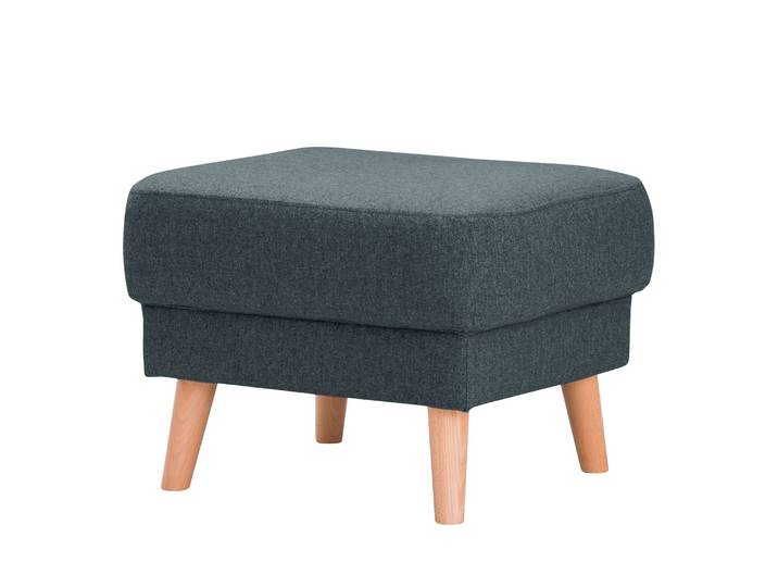 Repose-pied Bette I 54 x 46 x 54cm Bleu/Bleu