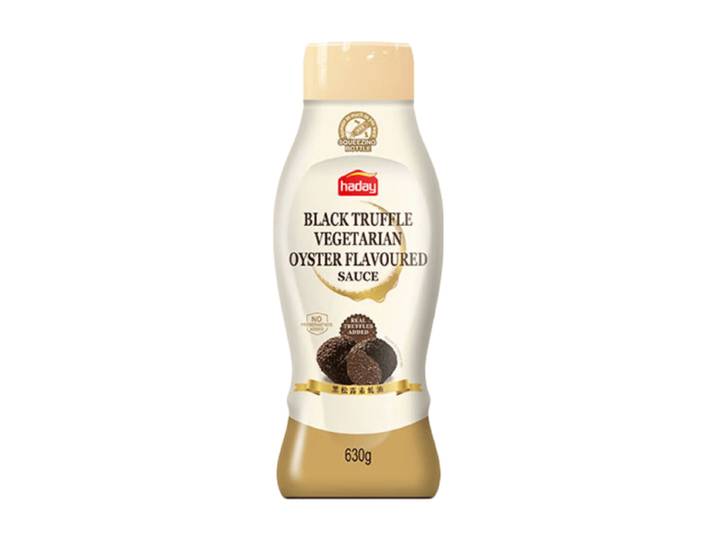 HADAY Vegetarische saus met oestersmaak en zwarte truffel 630 g
