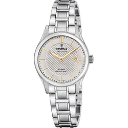 Festina Quarz Damen Swiss Made F20068/4 - grau,silber - 29mm