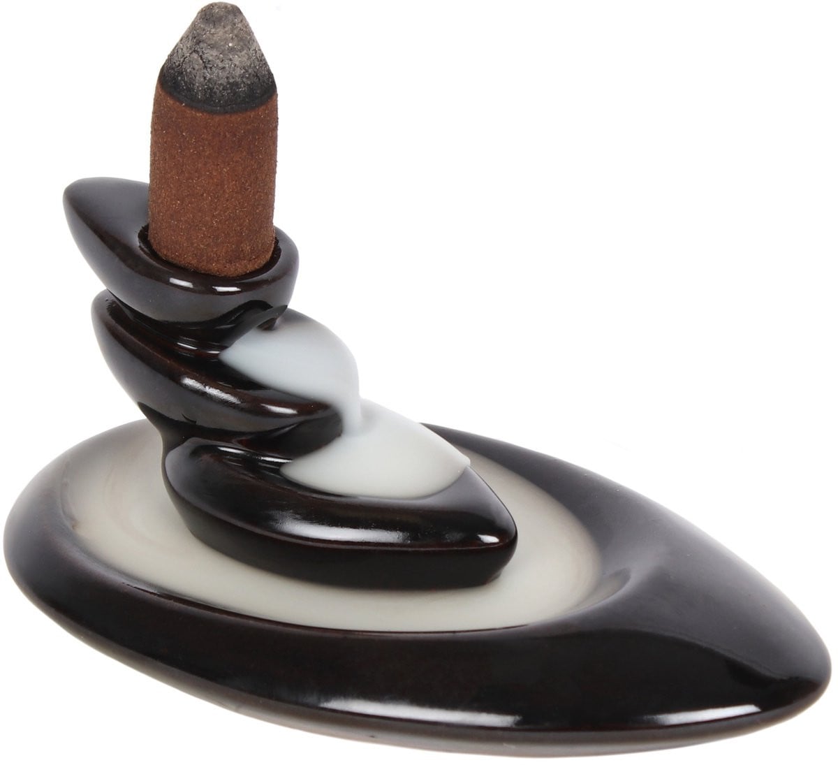 Something Different Backflow Wierookhouder Small Pebbles Zwart