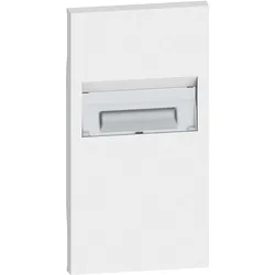 Legrand KW71 LivingNow 2-modulige Abdeckung für Stufenbeleuchtung in der Farbausführung White