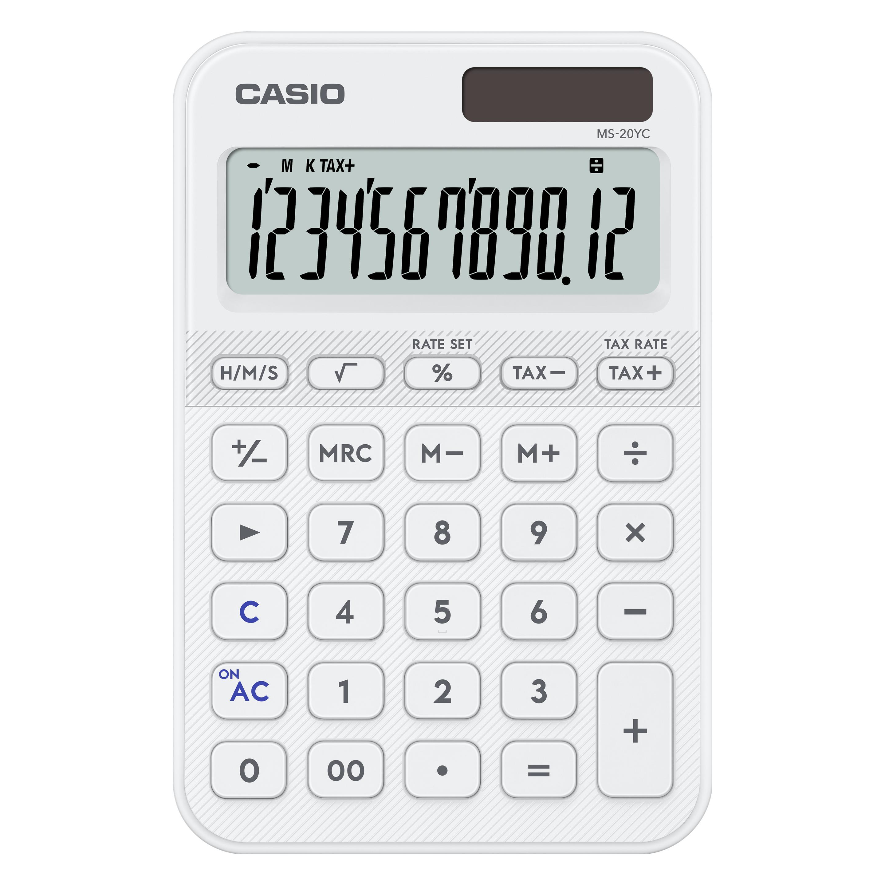Casio MS-20YC-WE weiss (Solarenergie) (MS-20YC-WE)