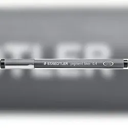 STAEDTLER Fineliner pigment liner 308 04-9 0,4mm schwarz