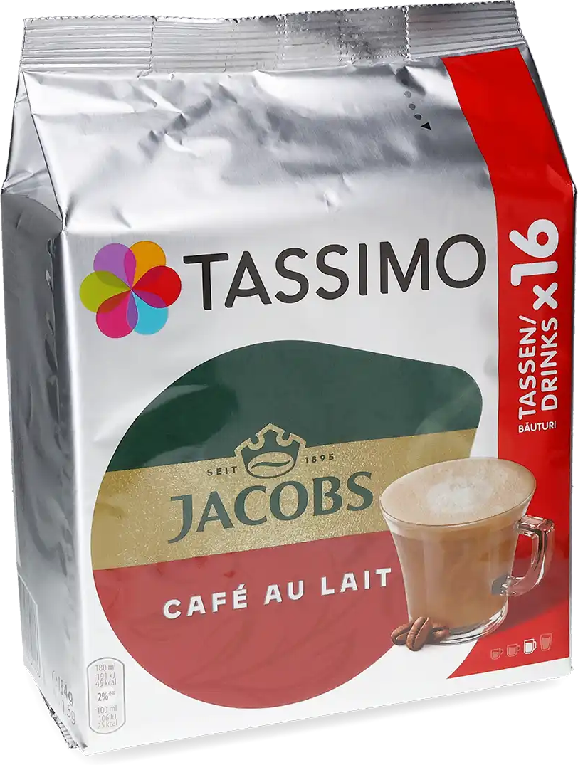Jacobs   Café au Lait - 16 capsules voor Tassimo