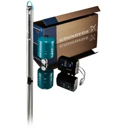 Grundfos Unterwasserpumpe 96524503 mit 40 m Unterwasserkabel 3x 1,5 qmm flach