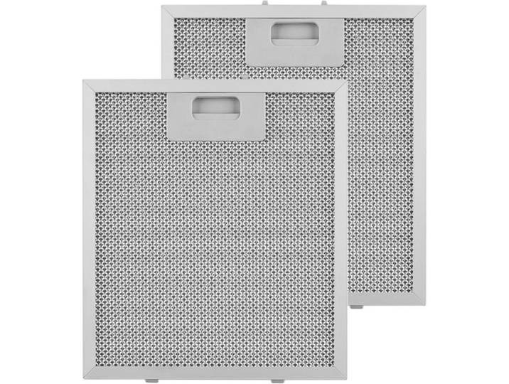 Klarstein Aluminium vetfilter - Vervangfilter\, Reservefilter\, 2 x filter\, Kliksluiting\, 23 x 26 x 0\,9 cm\, ca. 145 g\, afwasbaar\, Aluminium\, voor Klarstein afzuigkappen\, zilver