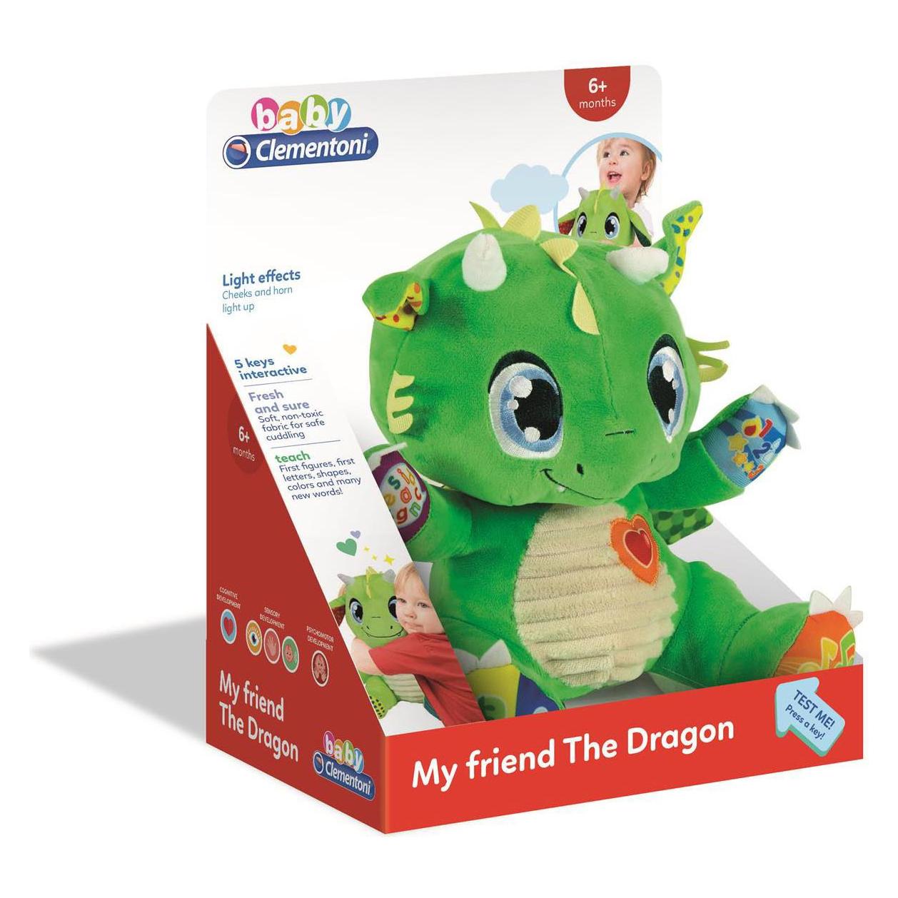 Clementoni Baby Dragon, 0.6 yr(s), Sounding, Multicolour (78762)